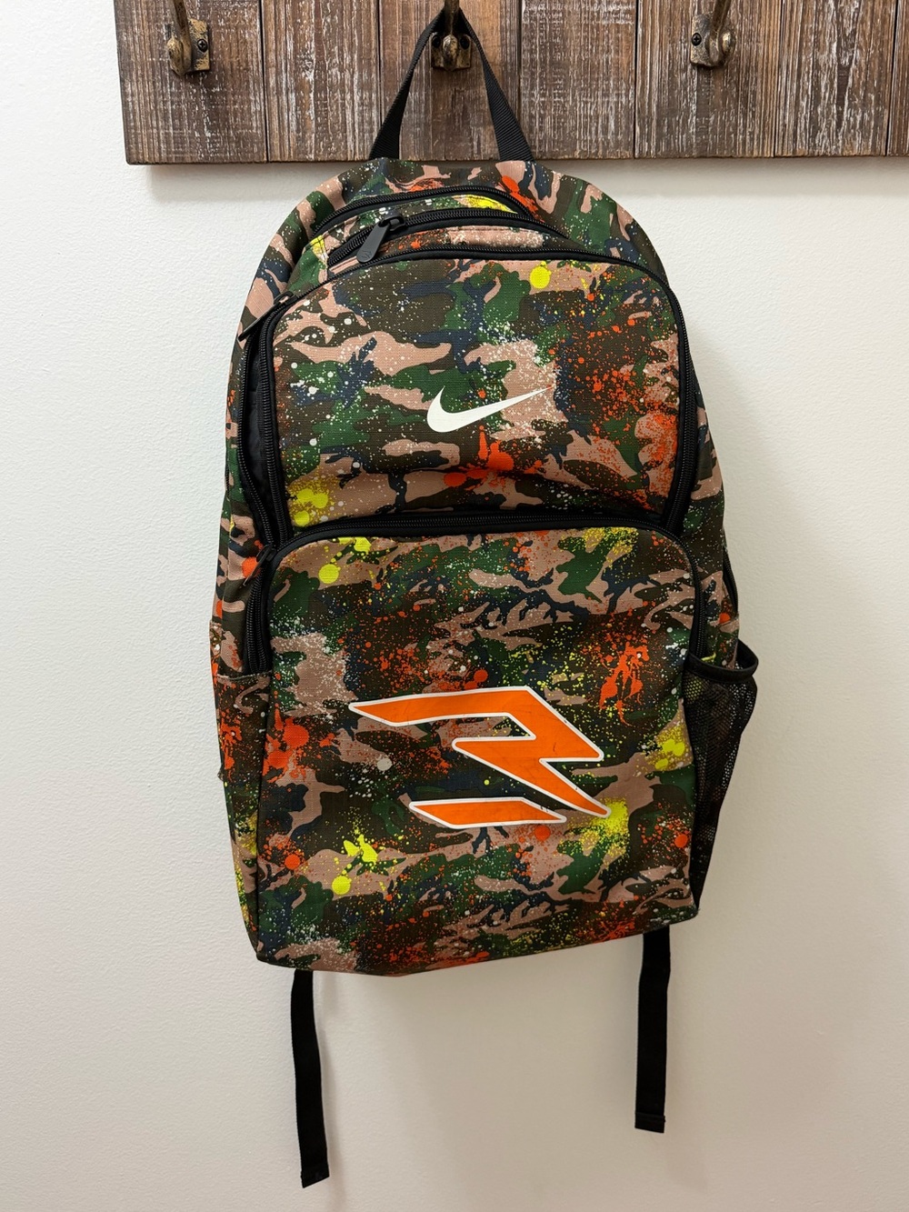 Nike Men’s Camo Splatter Backpack in Multicolor
